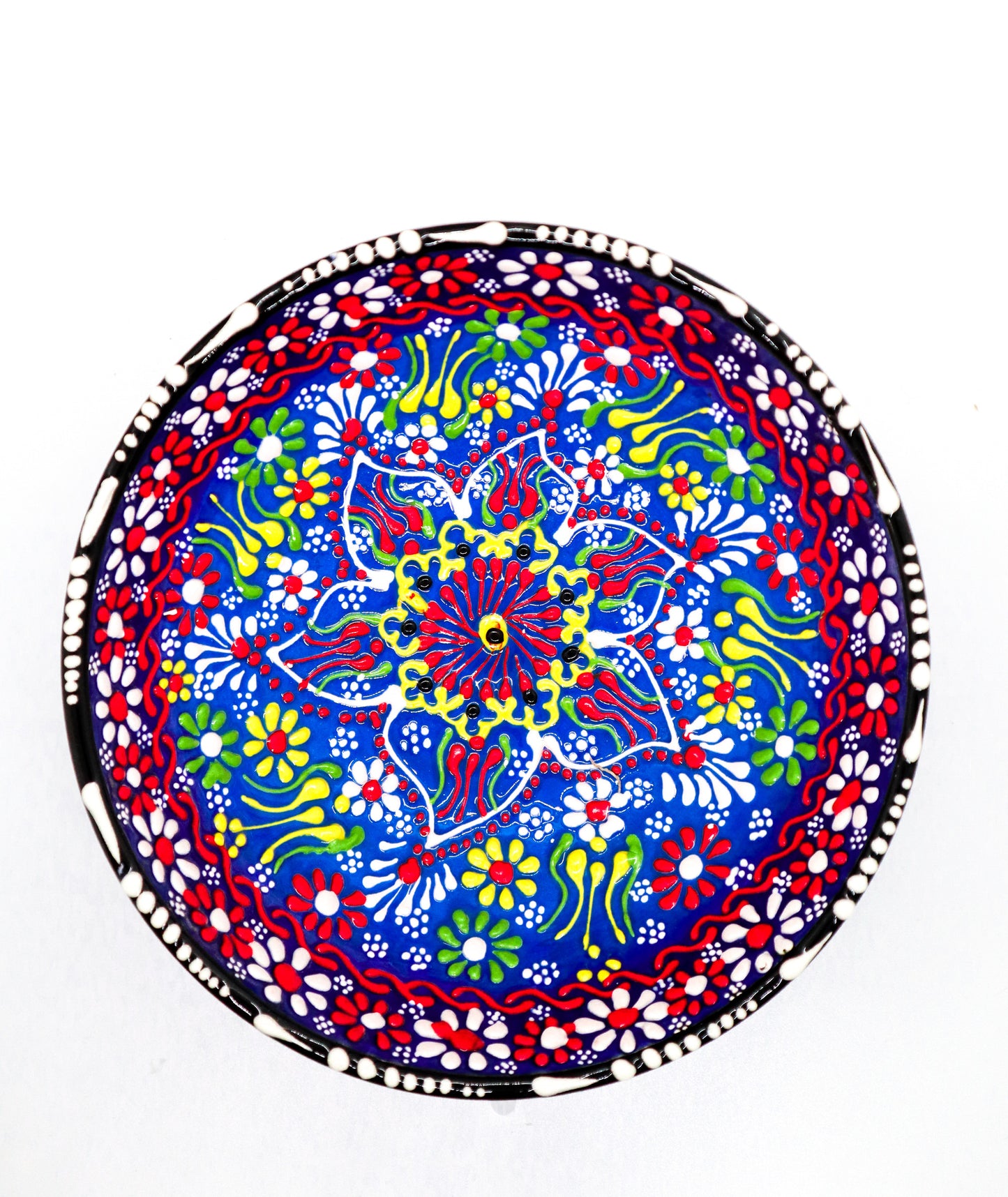 Bol 20 cm dantel ceramică decorativă