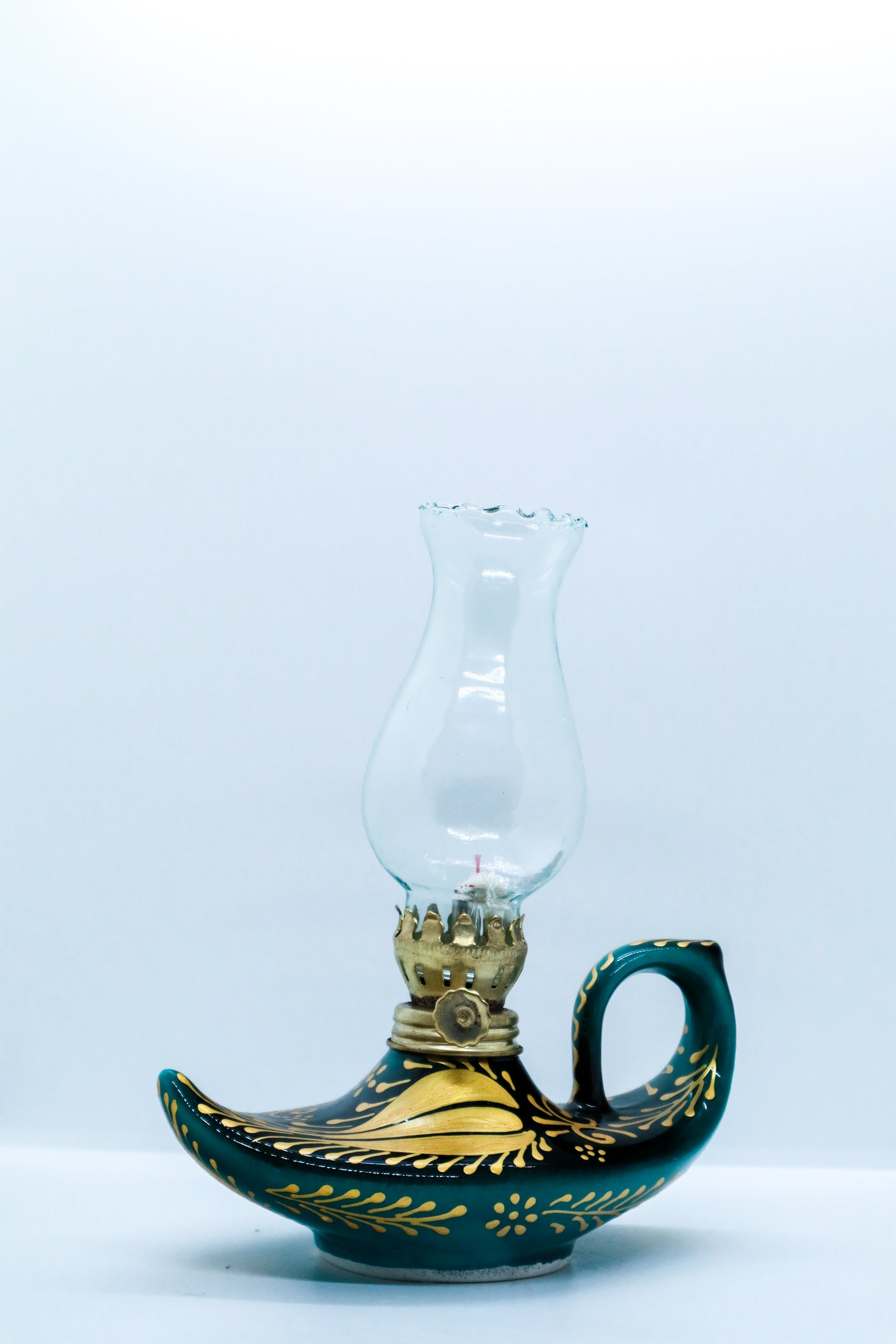 Alattin mic turkuaz ceramică decorativă 120