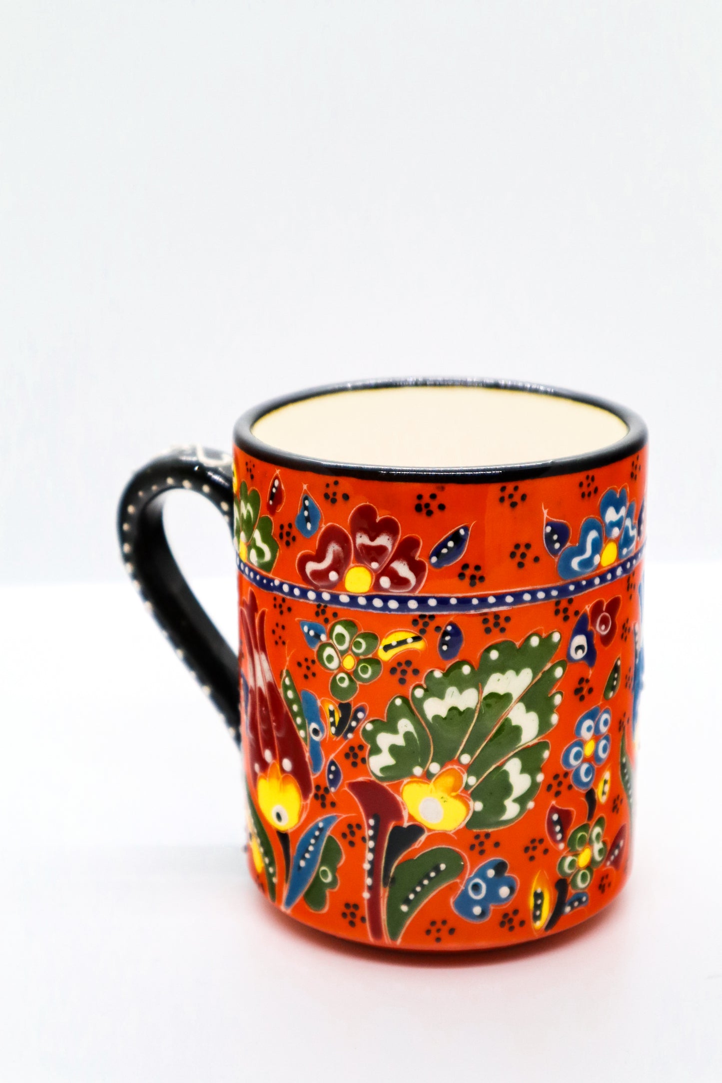 Cană kabartma ceramică decorativă