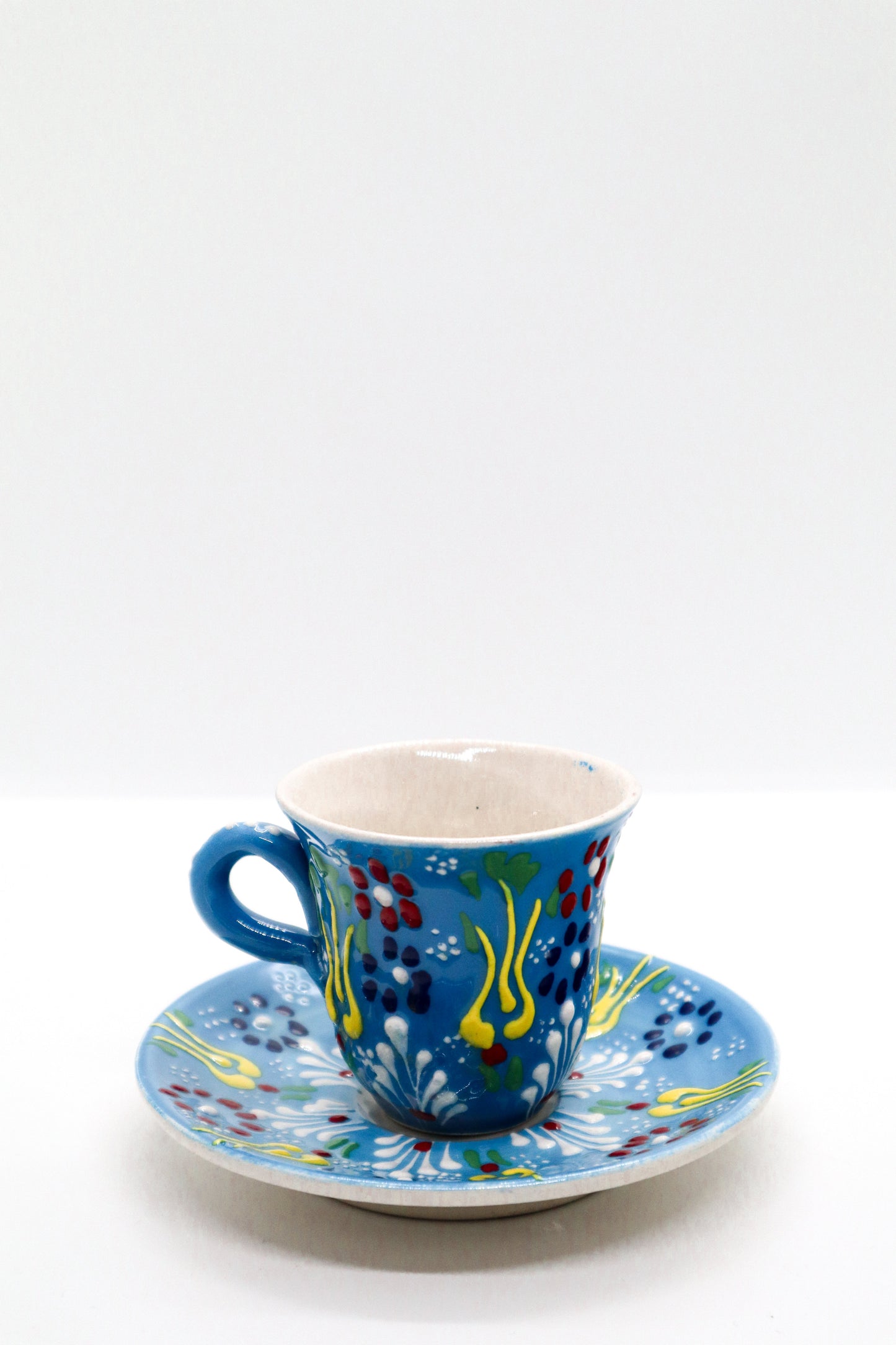 Set cafea dantel ceramică decorativă