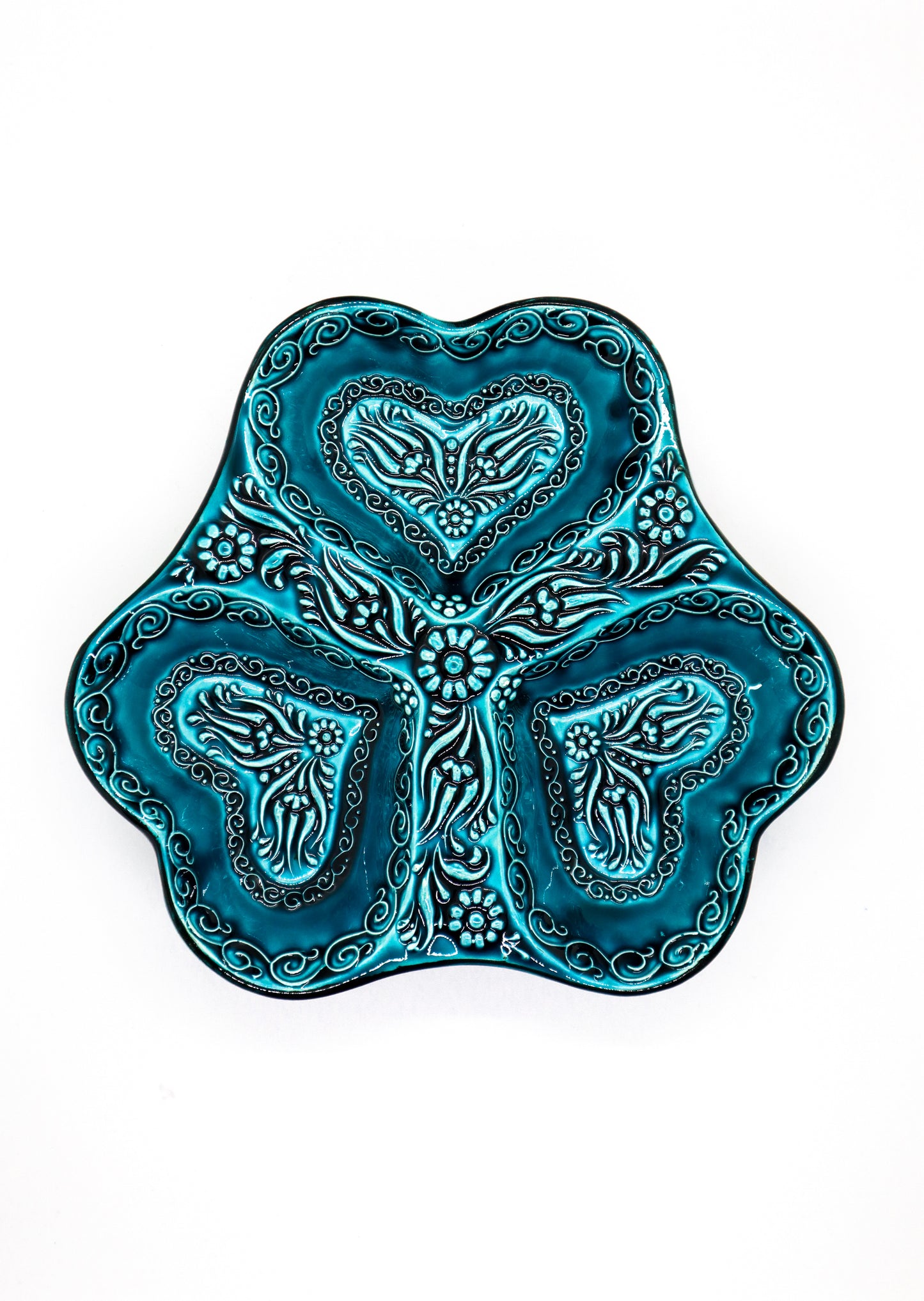 Platou cu 3 ceramică decorativă