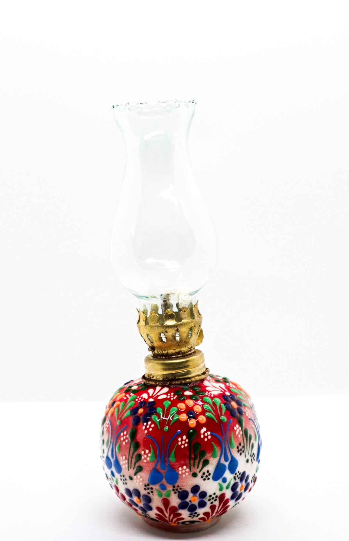 Lampă gaz mică dantel ceramică decorativă 100