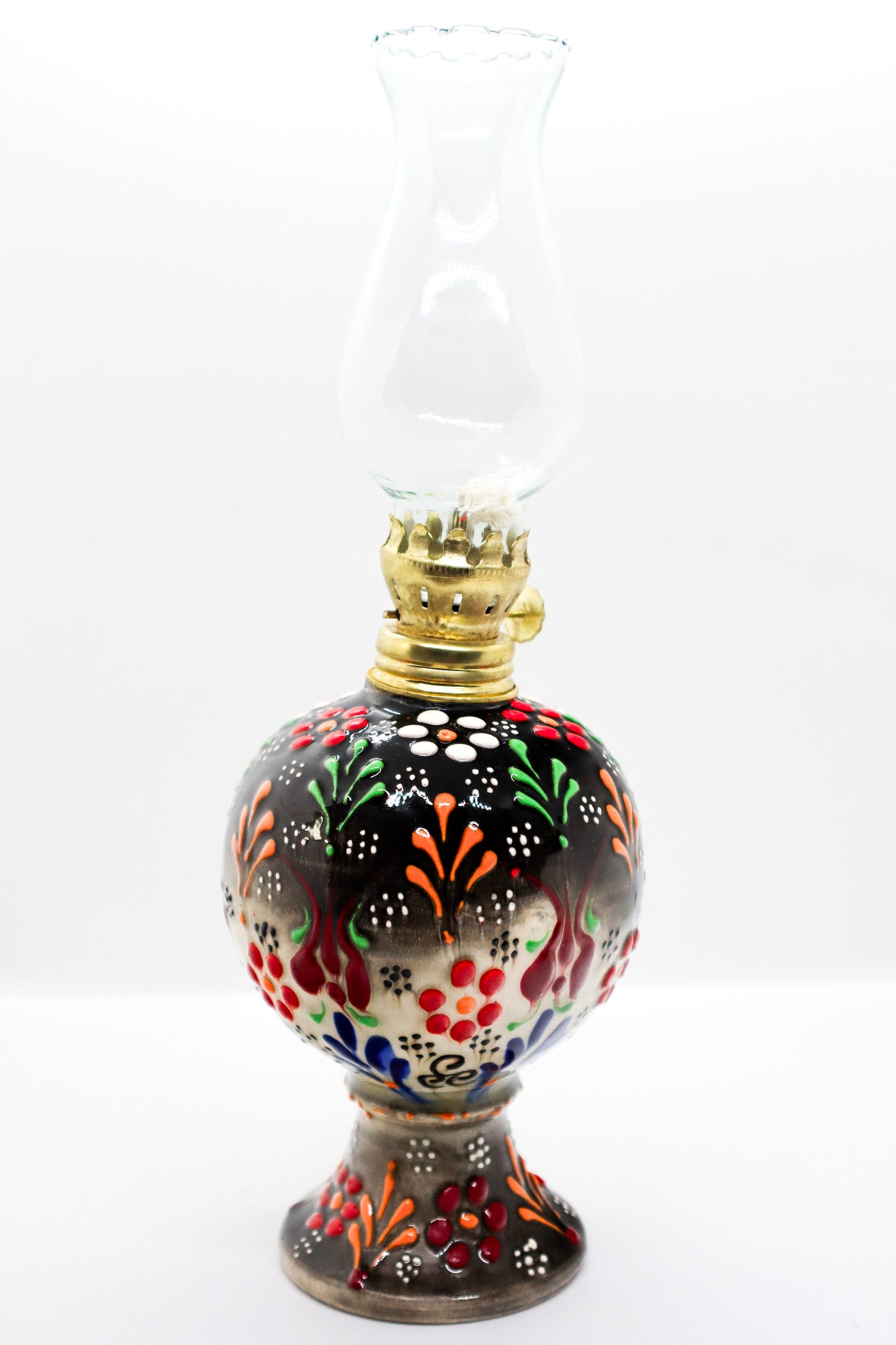 Lampă gaz mare dantel ceramică decorativă 120