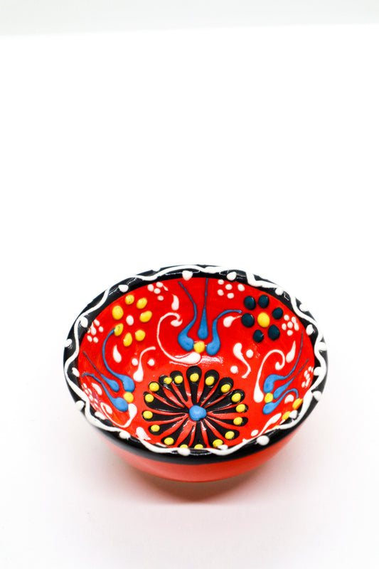 Bol 5 cm dantel ceramică decorativă