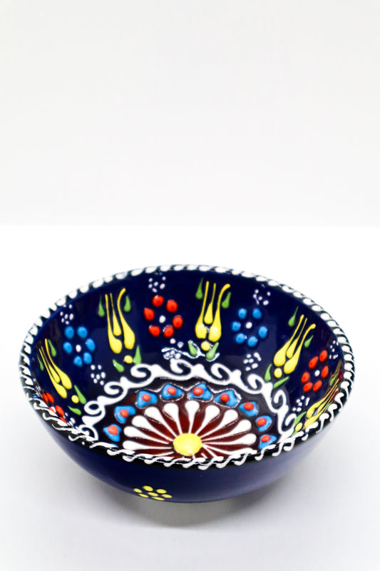 Bol 10 cm dantel ceramică decorativă