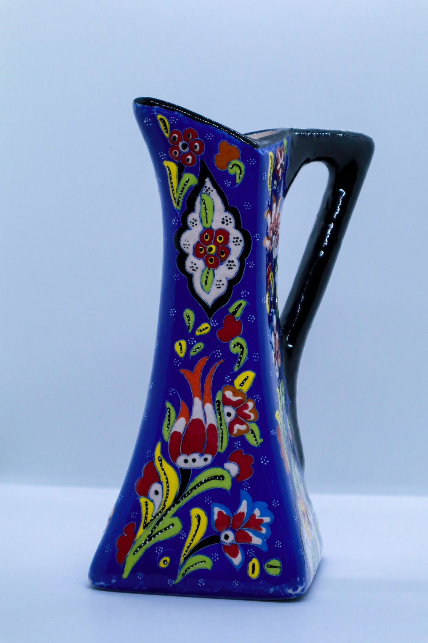 Carafă fund pătrat ceramică decorativa (kabartma)
