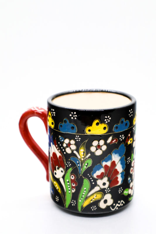 Cană kabartma ceramică decorativă