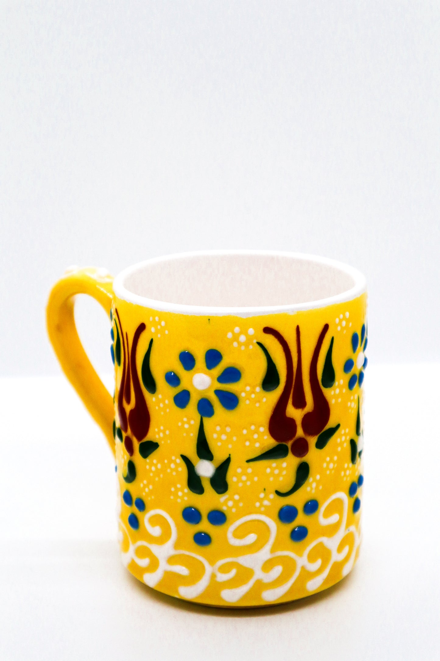 Cană dantel ceramică decorativă
