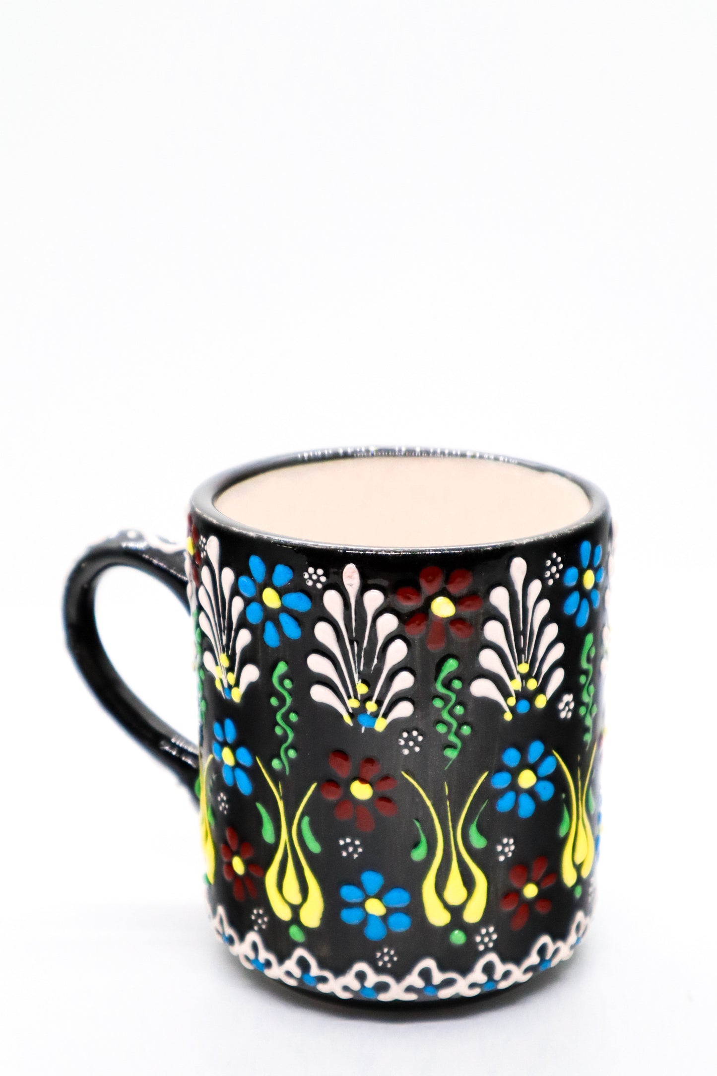 Cană dantel ceramică decorativă