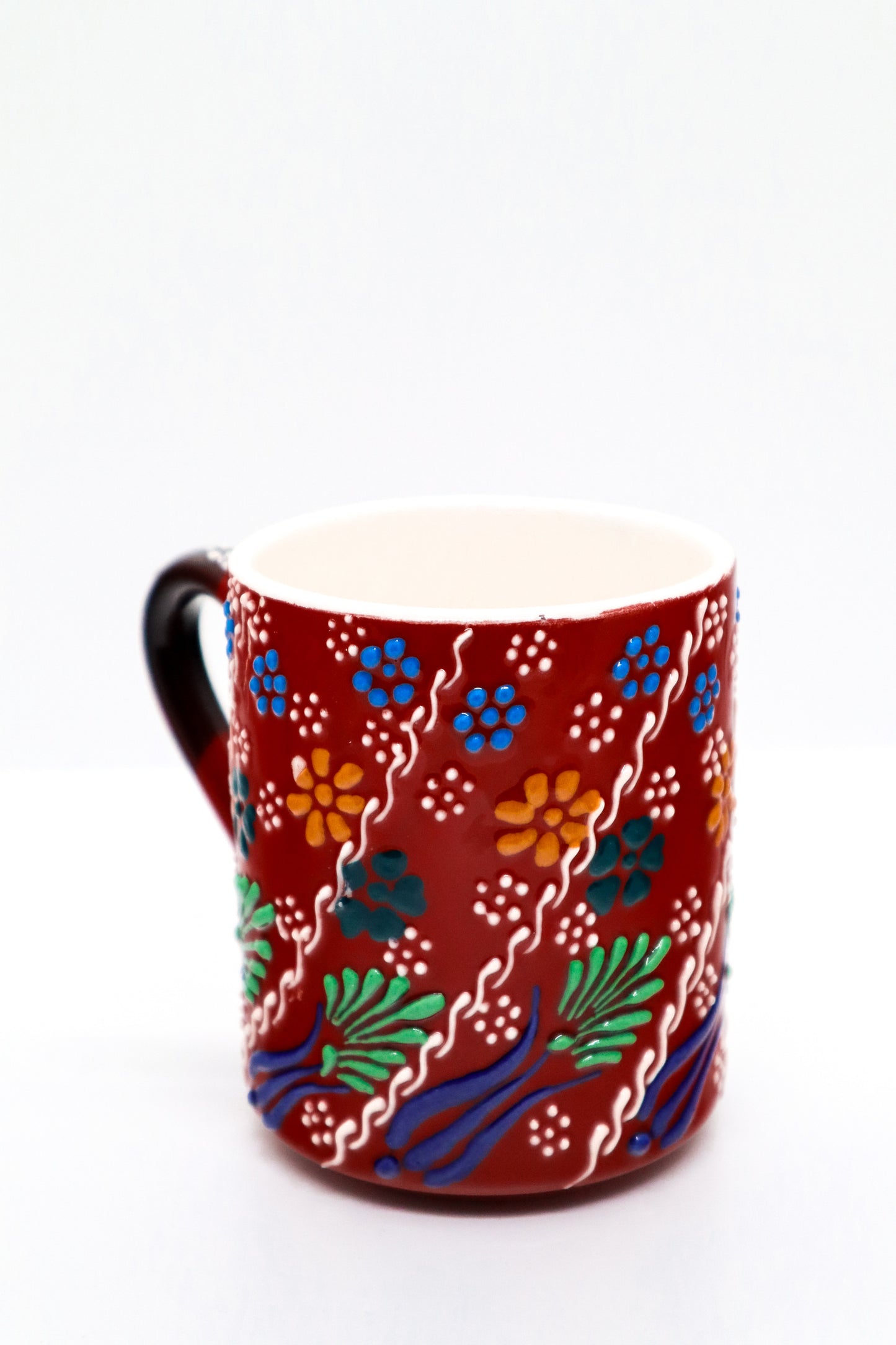 Cană dantel ceramică decorativă