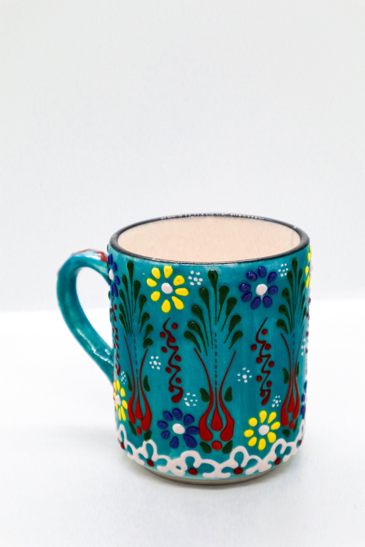 Cană dantel ceramică decorativă