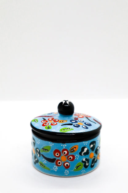 Cutie capac ceramică decorativă (kabartma)