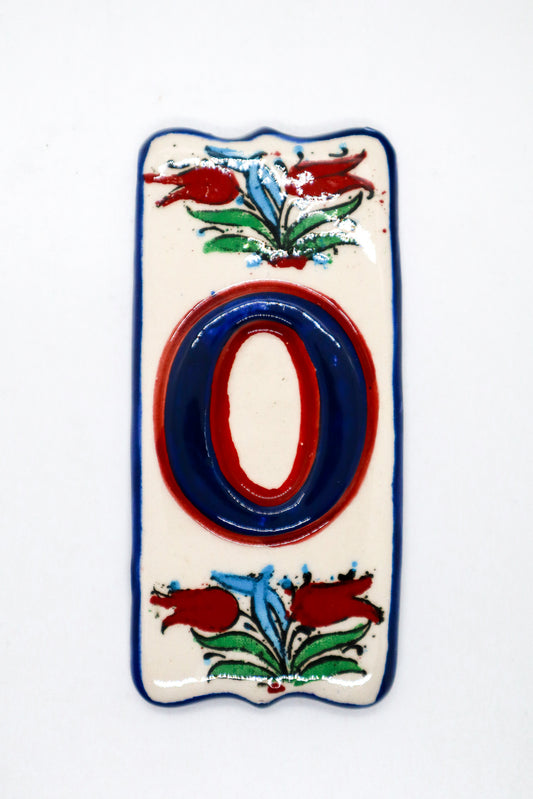 Număr ușă ceramică decorativă