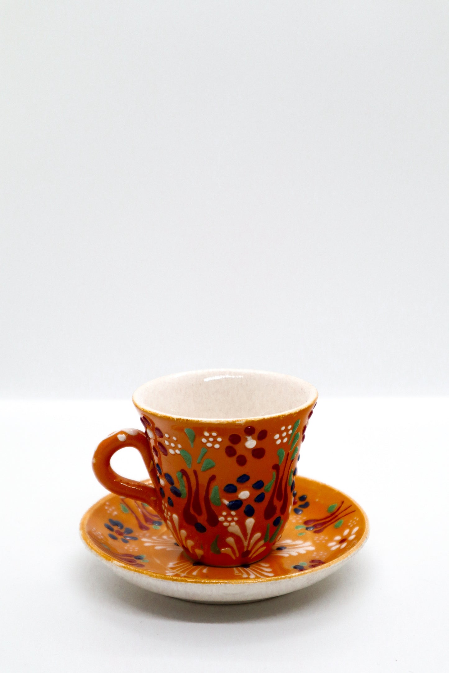 Set cafea dantel ceramică decorativă
