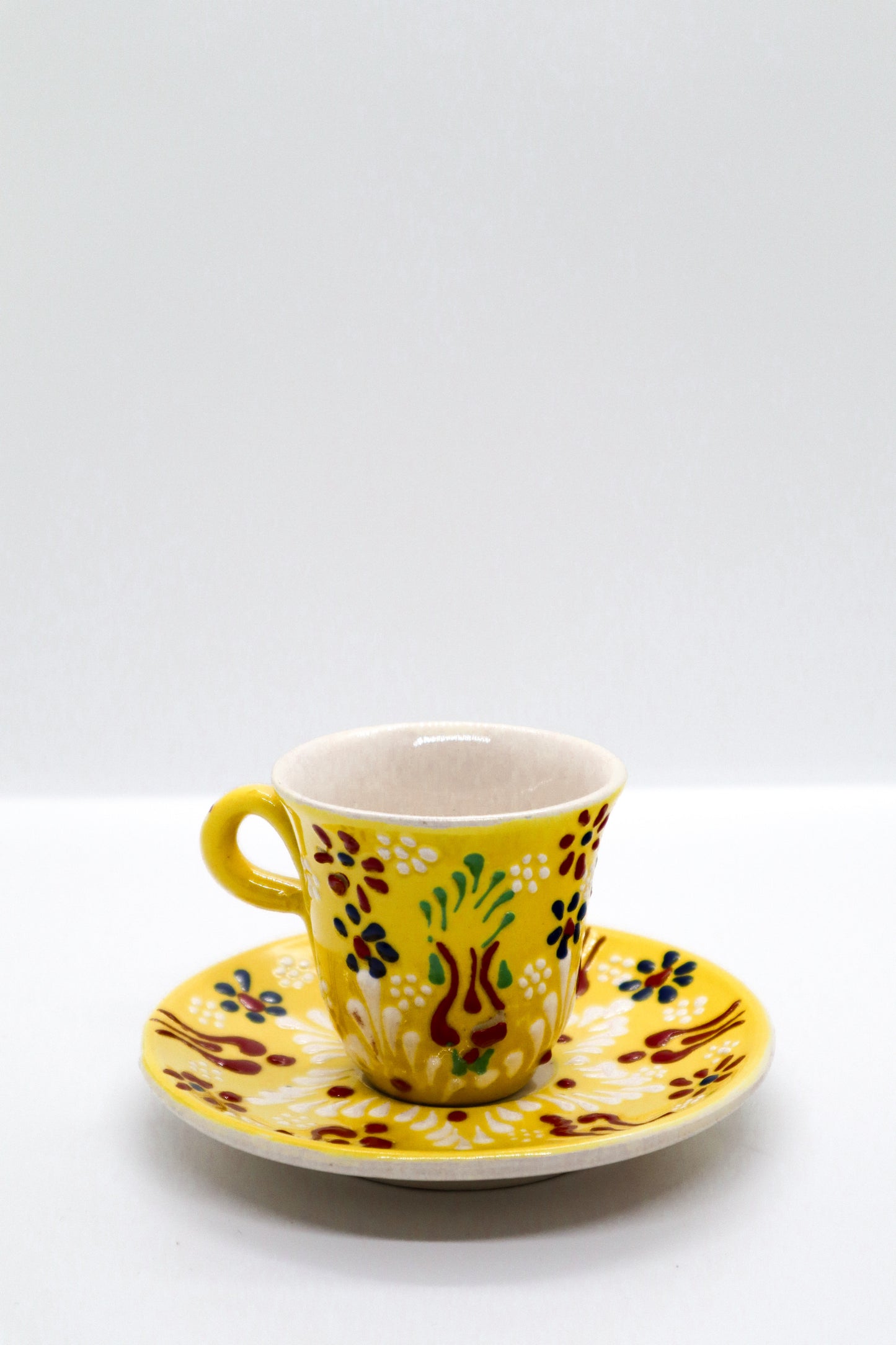 Set cafea dantel ceramică decorativă