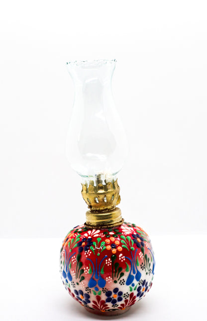 Lampă gaz mică dantel ceramică decorativă 100